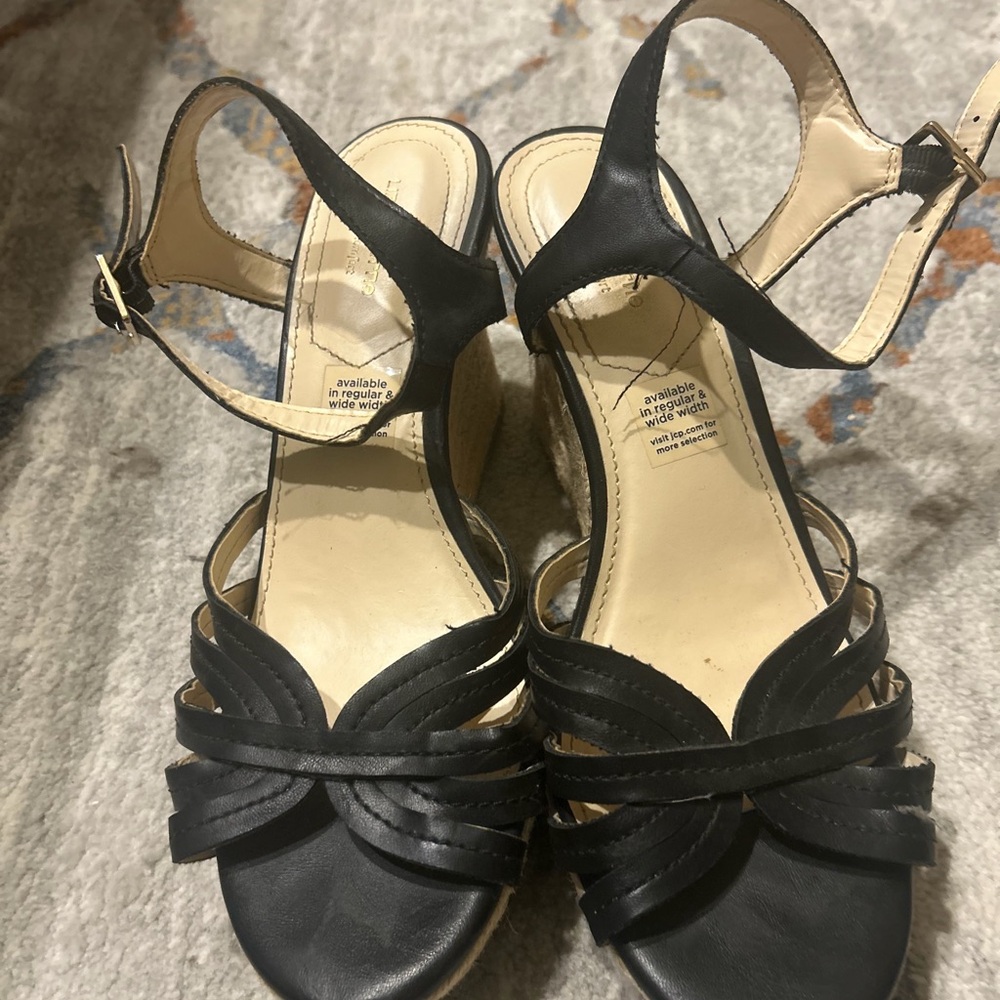 Black Strappy Women's Sandals